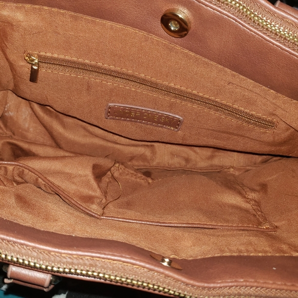 Brown Faux Leather Handbag • Under One Sky - Picture 2 of 4